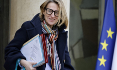 Astrid Panosyan-Bouvet à Paris, le 22 janvier 2025. ( AFP / LUDOVIC MARIN )