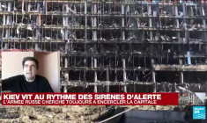 Guerre en Ukraine : Kiev vit au rythme des sirènes d'alarme