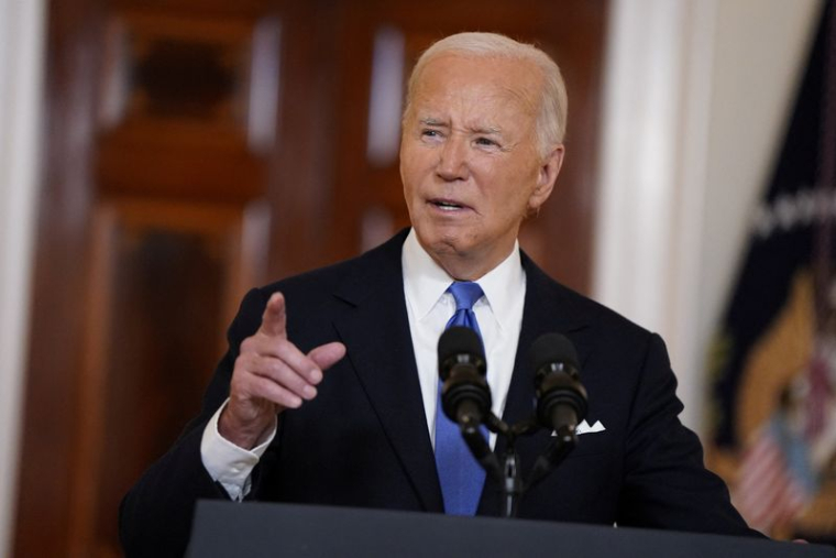 Le président américain Joe Biden à la Maison Blanche à Washington