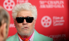 Le réalisateur espagnol Pedro Almodovar, le 28 avril 2025 à New York ( GETTY IMAGES NORTH AMERICA / Michael loccisano )