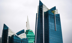 Le centre financier de Panama city, au Panama, le 10 octobre 2024 ( AFP / Martin BERNETTI )