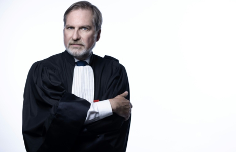 L'avocat Patrice Spinosi à Paris, le 23 mai 2025 ( AFP / JOEL SAGET )