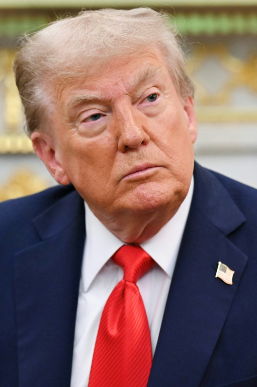 Le président américain Donald Trump dans le Bureau ovale de la Maison Blanche, le 3 septembre 2025 à Washington ( AFP / SAUL LOEB )