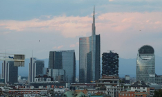 Vue de la ville de Milan en Italie