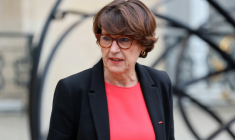 La ministre de l'Agriculture Annie Genevard, à l'Elysée à Paris, le 14 janvier 2026 ( AFP / Ludovic MARIN )