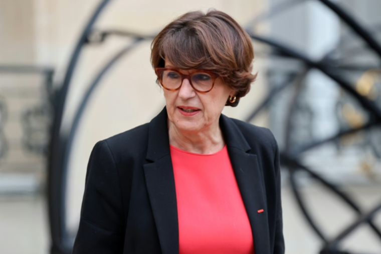 La ministre de l'Agriculture Annie Genevard, à l'Elysée à Paris, le 14 janvier 2026 ( AFP / Ludovic MARIN )