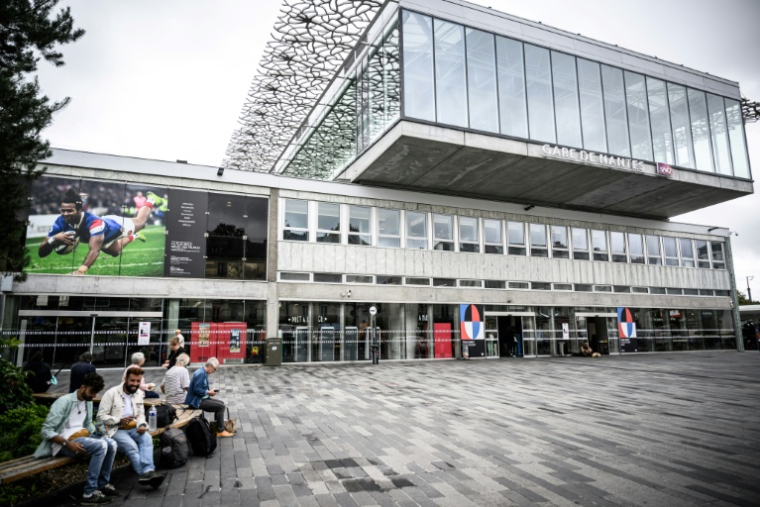 L'entrée de la gare de Nantes, le 31 août 2023 ( AFP / LOIC VENANCE )