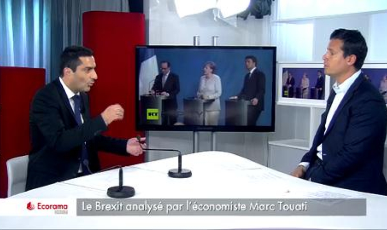 Brexit : "Nous sommes à la veille d'une récession en France", selon l'économiste Marc Touati
