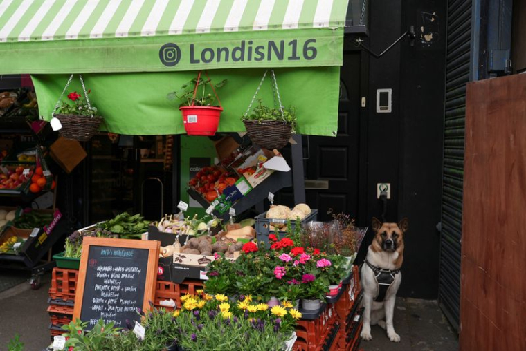 L'épicerie de quartier Londis N16 à Londres