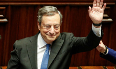ITALIE: MARIO DRAGHI A REMIS SA DÉMISSION AU PRÉSIDENT MATTARELLA