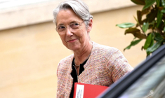 Elisabeth Borne, le 22 mai 2023, à Paris ( AFP / EMMANUEL DUNAND )