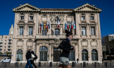 La mairie de Marseille, le 20 février 2026 ( AFP / MIGUEL MEDINA )