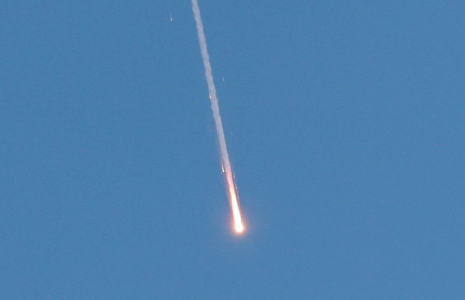Les missiles lancés par l'Iran en direction d'Israël sont visibles depuis Tubas