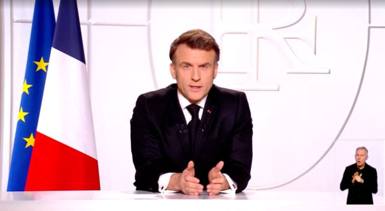 Macron a prononcé une allocution sur la sécurité de l'Europe