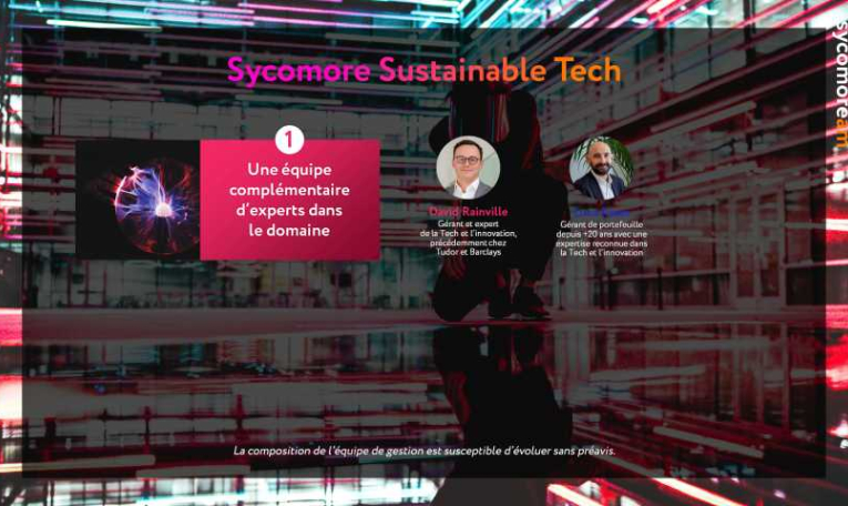 Découvrez le fonds Sycomore Sustainable Tech