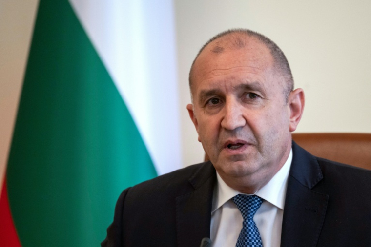 Le Premier ministre bulgare Roumen Radev à Sofia en Bulgarie le 6 octobre 2026 ( AFP / Nikolay DOYCHINOV )