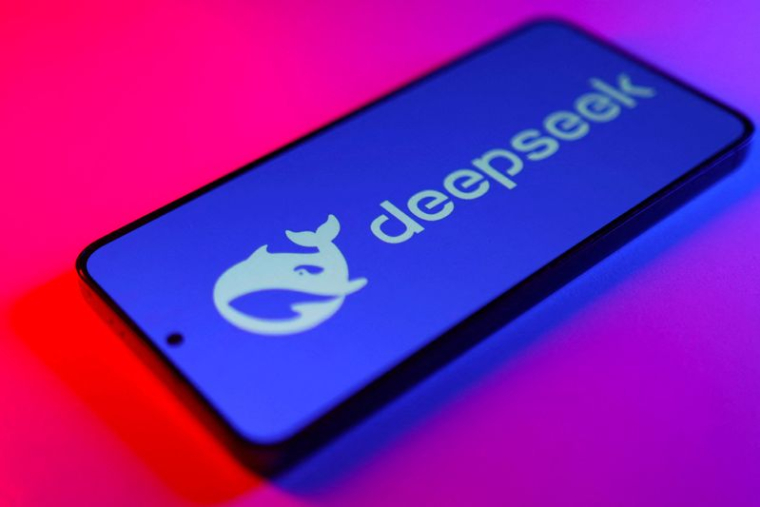 Le logo de Deepseek est visible sur cette illustration