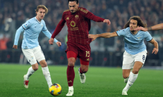 La Roma concasse la Lazio