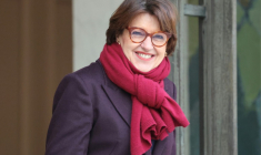 La ministre de l'Agriculture Annie Genevard, à l'Elysée à Paris, le 5 janvier 2026 ( AFP / Ludovic MARIN )