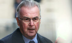 Michel Picon, président du syndicat patronal U2P (artisans, commerçants), à Matignon le 24 septembre 2025. ( AFP / Alain JOCARD )