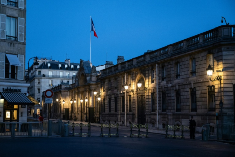 Le Palais de l'Elysée à Paris, le 30 avril 2026 ( AFP / Martin LELIEVRE )