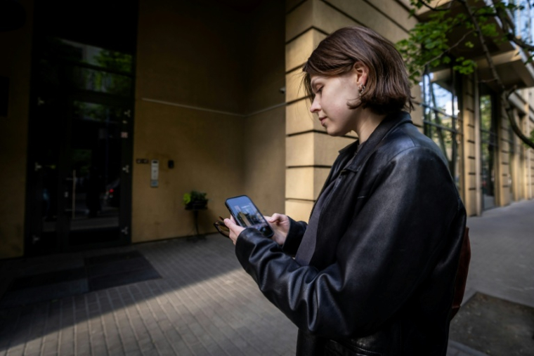 Ruta Gaskauskaite à Vilnius le 28 mai 2026, en Lituanie ( AFP / Wojtek RADWANSKI )