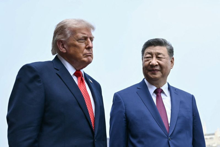 Le président américain Donald Trump en visite en Chine
