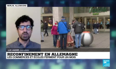 Reconfinement en Allemagne : les commerces et écoles ferment pour un mois