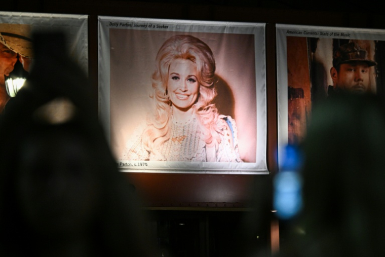 Une photo de l'artiste Dolly Parton, à Nashville, le 26 août 2026 ( AFP / CHANDAN KHANNA )