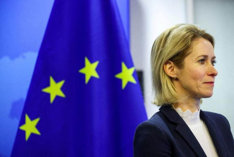 La haute représentante de l'UE pour les affaires étrangères et la politique de sécurité, Kaja Kallas