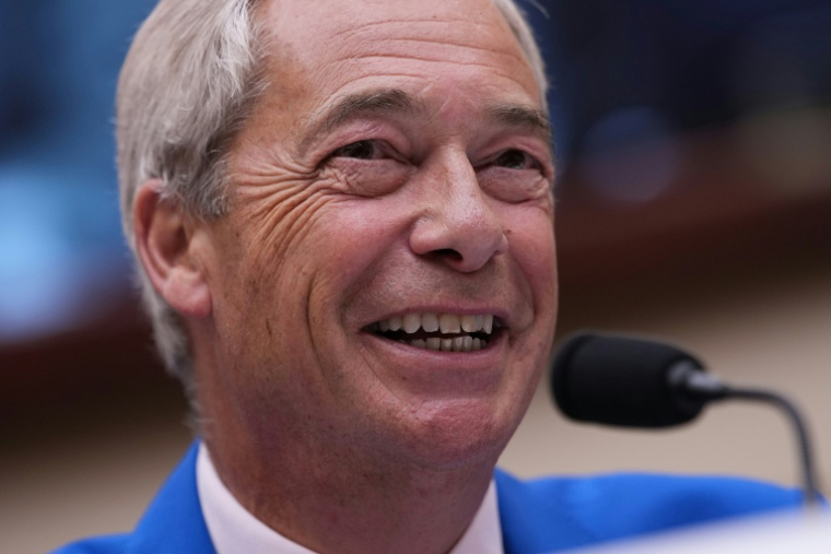 Le chef de Reform UK, Nigel Farage, témoigne devant la commission judiciaire de la Chambre des représentants, à Washington, le 3 septembre 2025 ( GETTY IMAGES NORTH AMERICA / Kevin Dietsch )