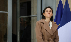 Amélie Oudéa-Castera à Paris, le 12 janvier 2024. ( AFP / ALAIN JOCARD )