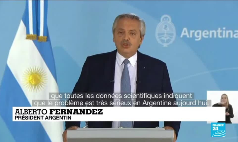 Covid-19 : l'Argentine décide un confinement total pendant neuf jours