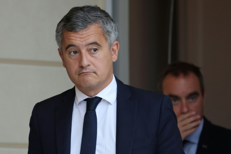 Le ministre de la Justice Gérald Darmanin et le Premier ministre Sébastien Lecornu à la sortie du Conseil des ministres le 10 juin 2026 à Paris ( AFP / Ludovic MARIN )