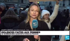Forte mobilisation à Paris contre les violences faites aux femmes
