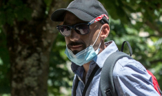 Cédric Jubillar, le 12 juin 2021 à Albi ( AFP / Fred SCHEIBER )