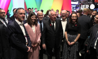 François Bayrou visite le salon VivaTech à Paris