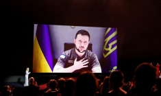 LE FESTIVAL DE CANNES S'OUVRE AVEC UN DISCOURS DE ZELENSKY