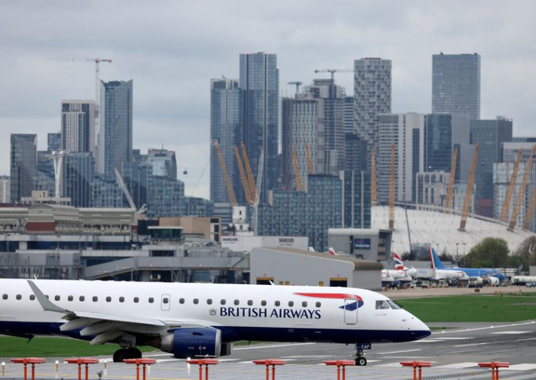 Un avion de la compagnie British Airways