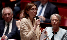 Amelie de Montchalin, à l'Assemblée nationale, le 28 mai 2025 ( AFP / THIBAUD MORITZ )