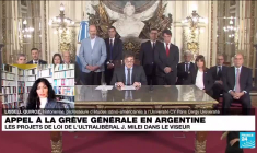 Argentine : le décret que veut faire passer Milei "va toucher tous les secteurs de l'économie"