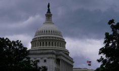 Le Capitole des États-Unis est visible à Washington, D.C.