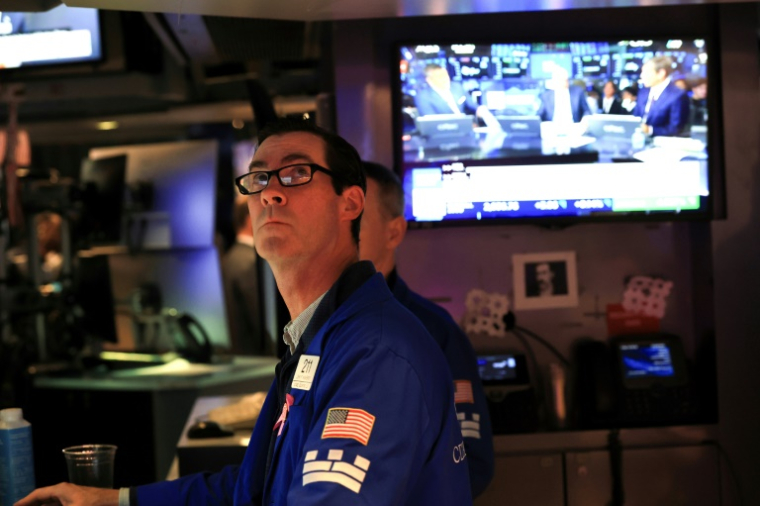 Un opérateur à la Bourse de New York le 5 octobre 2026 ( AFP / TIMOTHY A. CLARY )