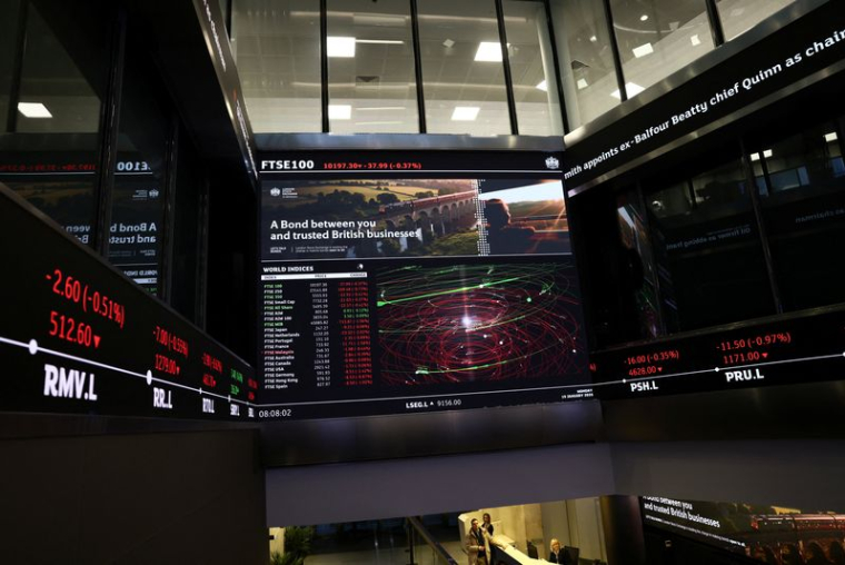 Ouverture des marchés à la Bourse de Londres