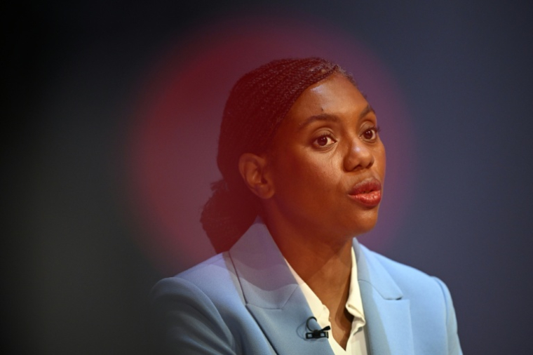 La cheffe du parti conservateur britannique Kemi Badenoch à Birmingham le 04 octobre 2026 ( AFP / Oli SCARFF )
