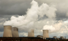 Les réacteurs de la centrale nucléaire d'Electricité de France (EDF) à Cattenom, France
