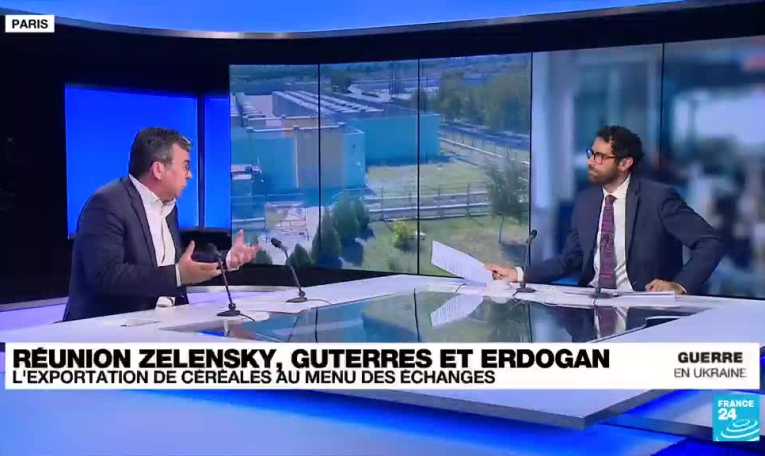 Réunion Zelensky, Guterres et Erdogan : l'exportation de céréales au menu des échanges
