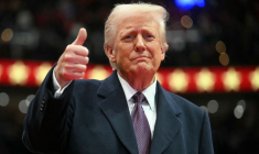 Donald Trump à Washington, aux États-Unis, le 20 janvier 2025. ( AFP / JIM WATSON )