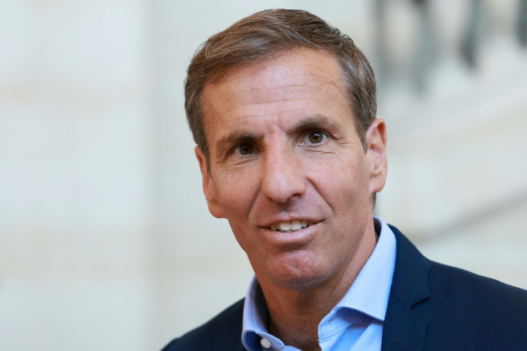L'ancien international argentin Gonzalo Quesada, lors du procès de deux militants d'extrême droite pour le meurtre, en 2022, de l'ancien international argentin Federico Martin Aramburu, à Paris, le 14 septembre 2026 ( AFP / Kenzo TRIBOUILLARD )