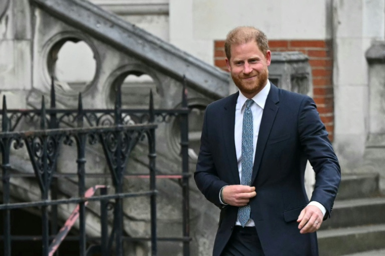 Le prince Harry, le 8 avril 2025 à Londres ( AFP / JUSTIN TALLIS )